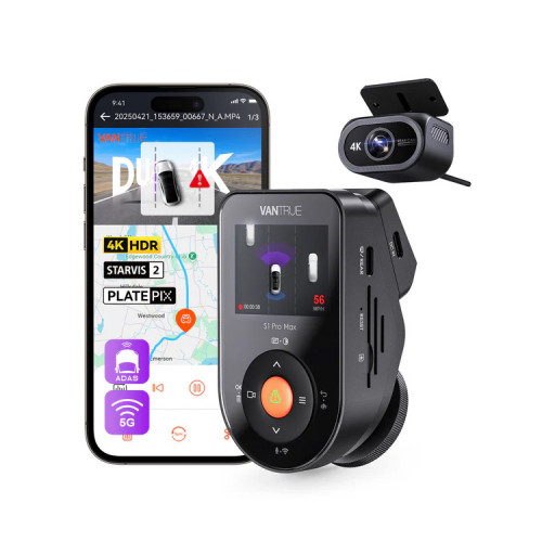 Видеорегистратор Vantrue Sonnet 1 Pro Max (Front 4K + Rear 4K)